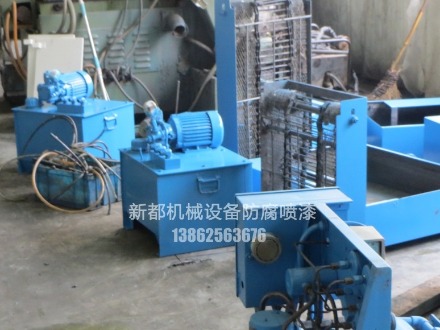 旧机床喷漆翻新